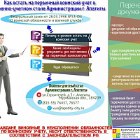 Как встать на первичный воинский учет